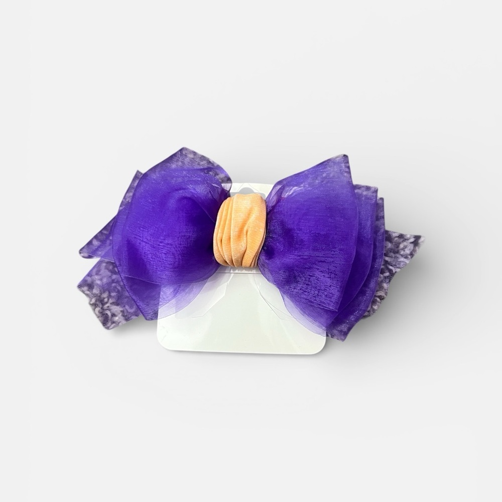 5/$25 Purple and Orange Hair Bow